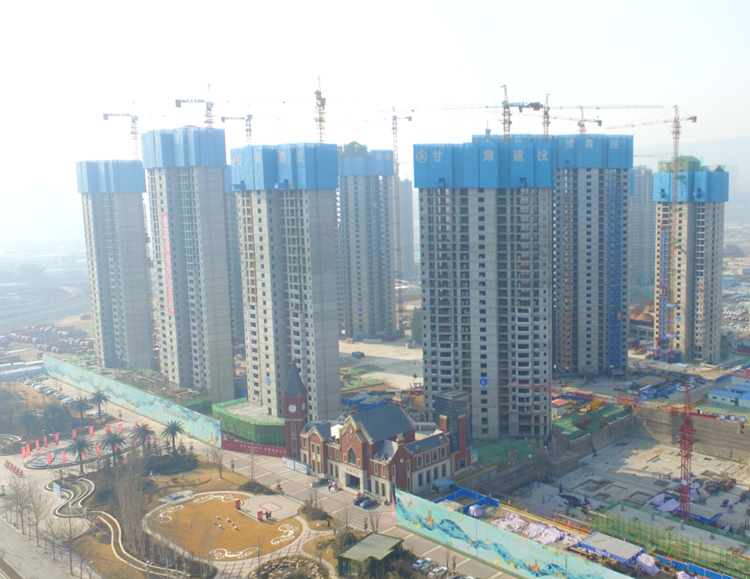 甘肅建投地產(chǎn)·百酈灣項(xiàng)目一期 一、三標(biāo)段15層以下主體順利通過(guò)驗(yàn)收